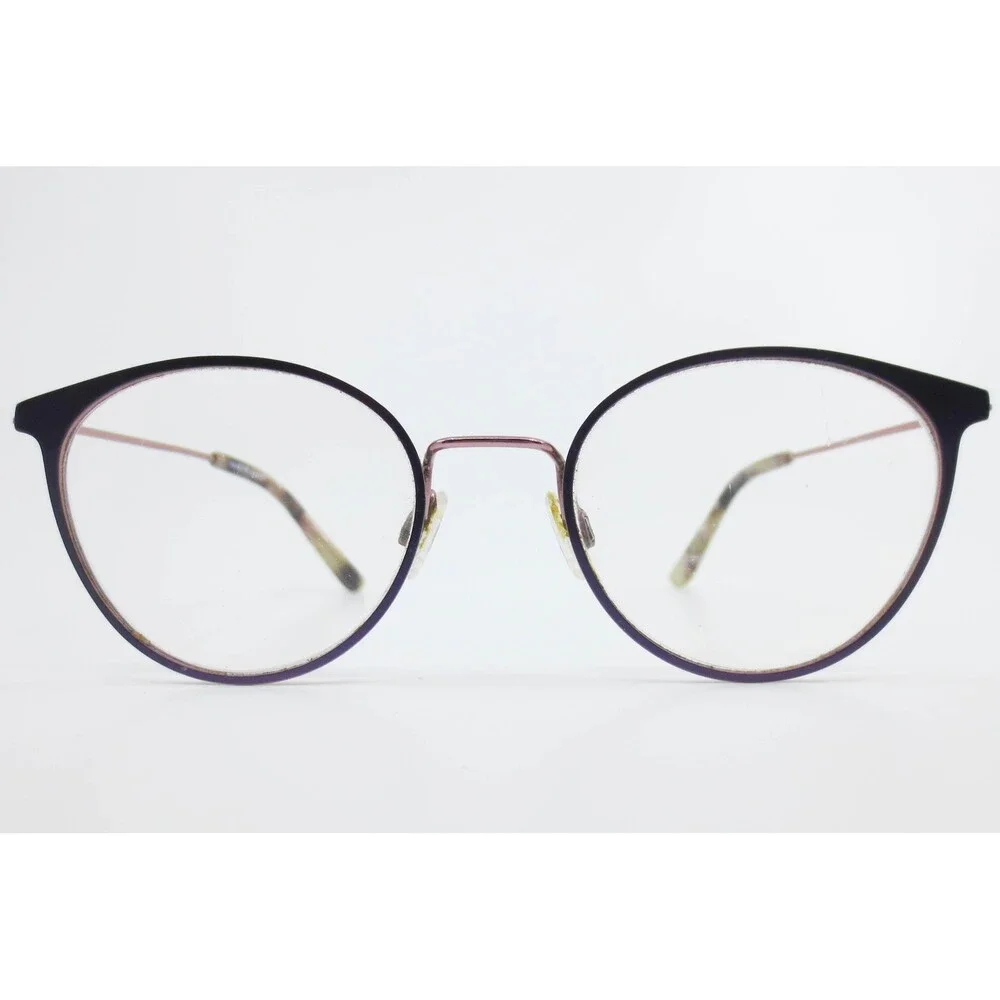 Hard Candy Graduate HC230 Purple Rose Gold Round Eyeglass Frames 145mm 39133